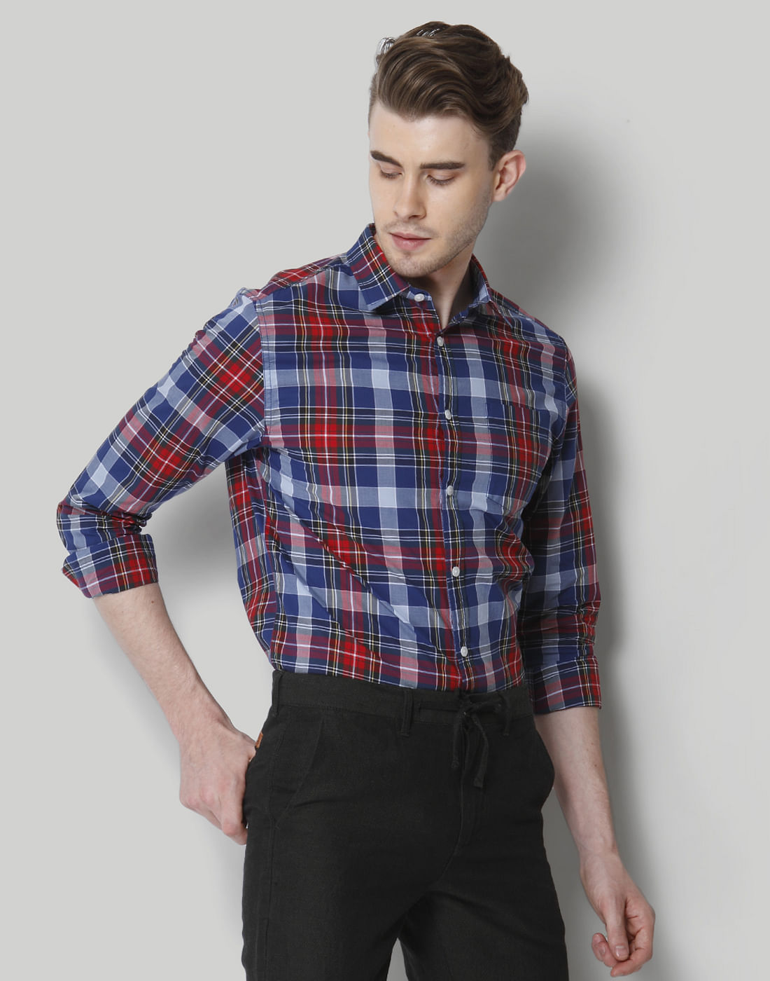 Red & Blue Check Shirt