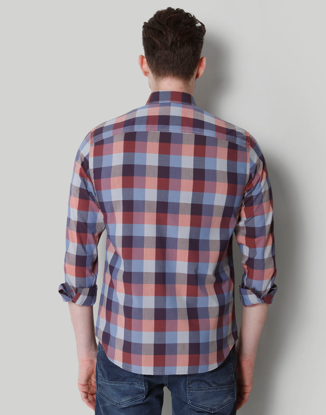Purple Check Shirt