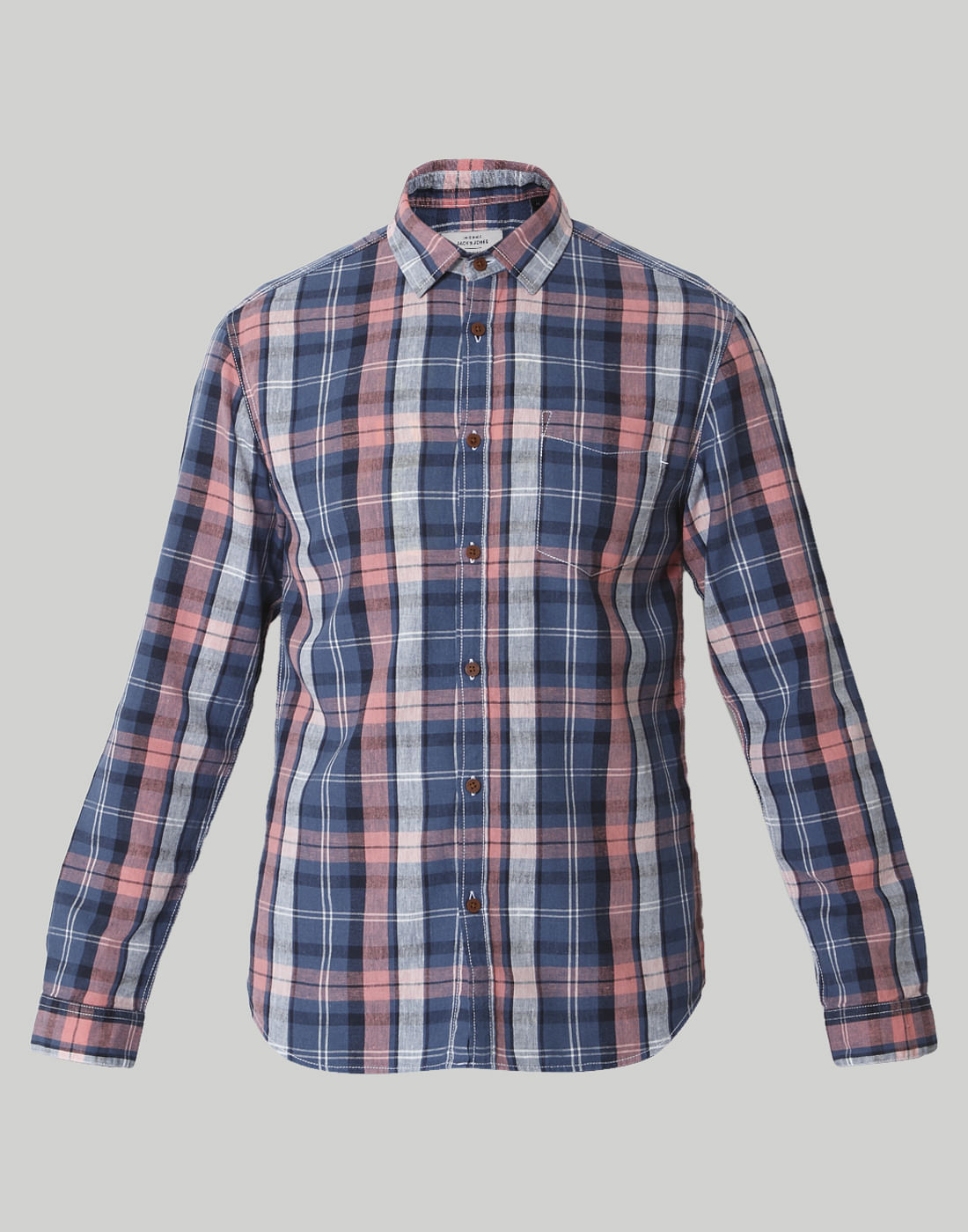 Red Check Linen Shirt