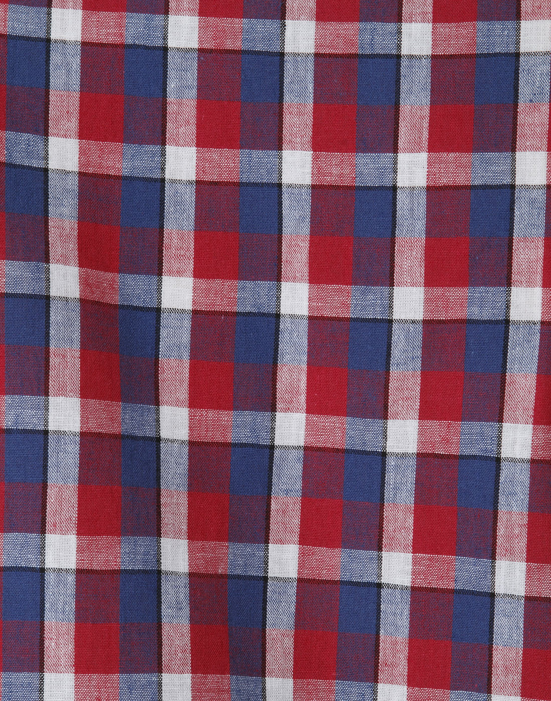Red Check Linen Shirt