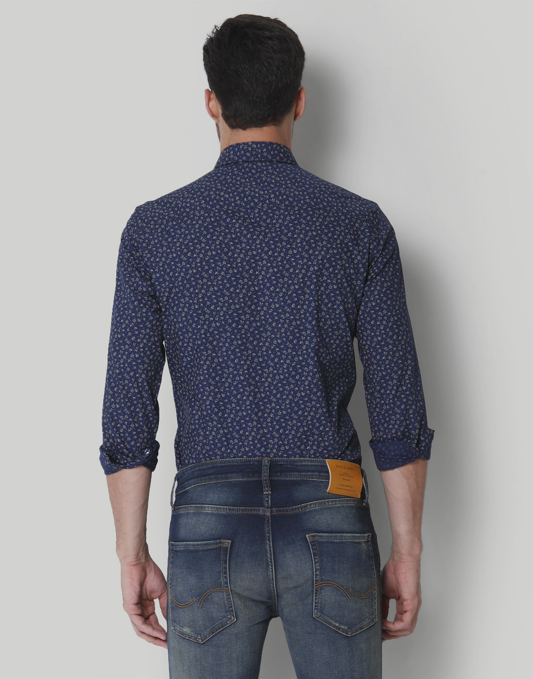 Blue Printed Shirt