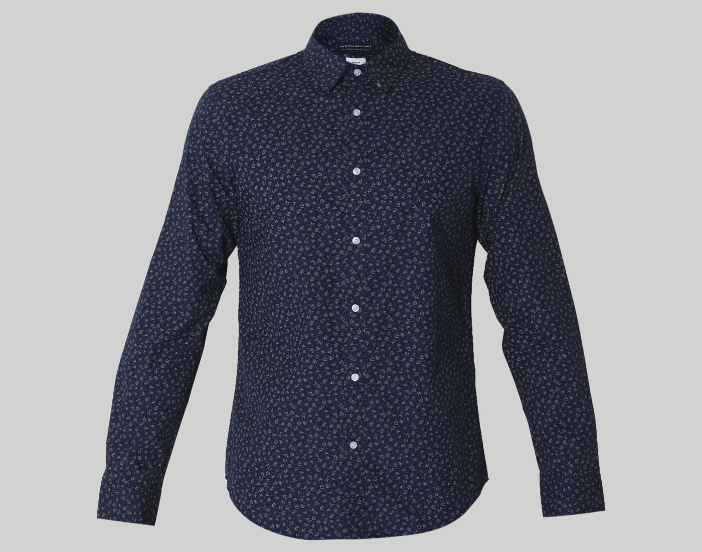 Blue Printed Shirt