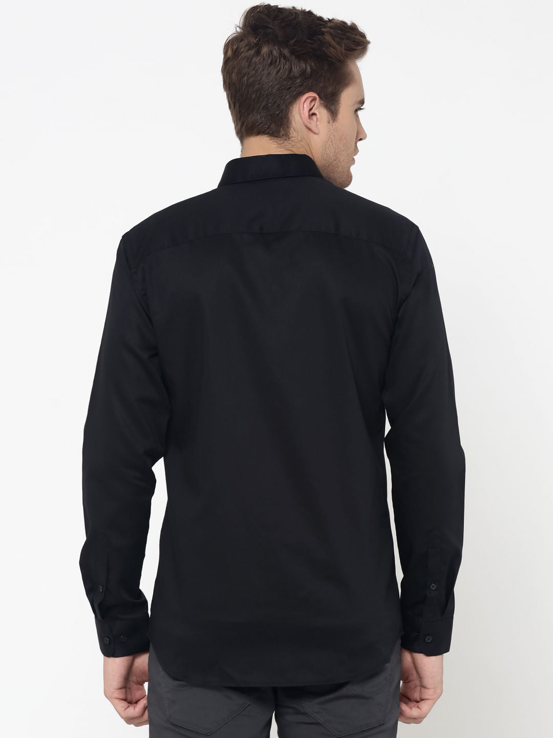 Black Slim Fit Shirt