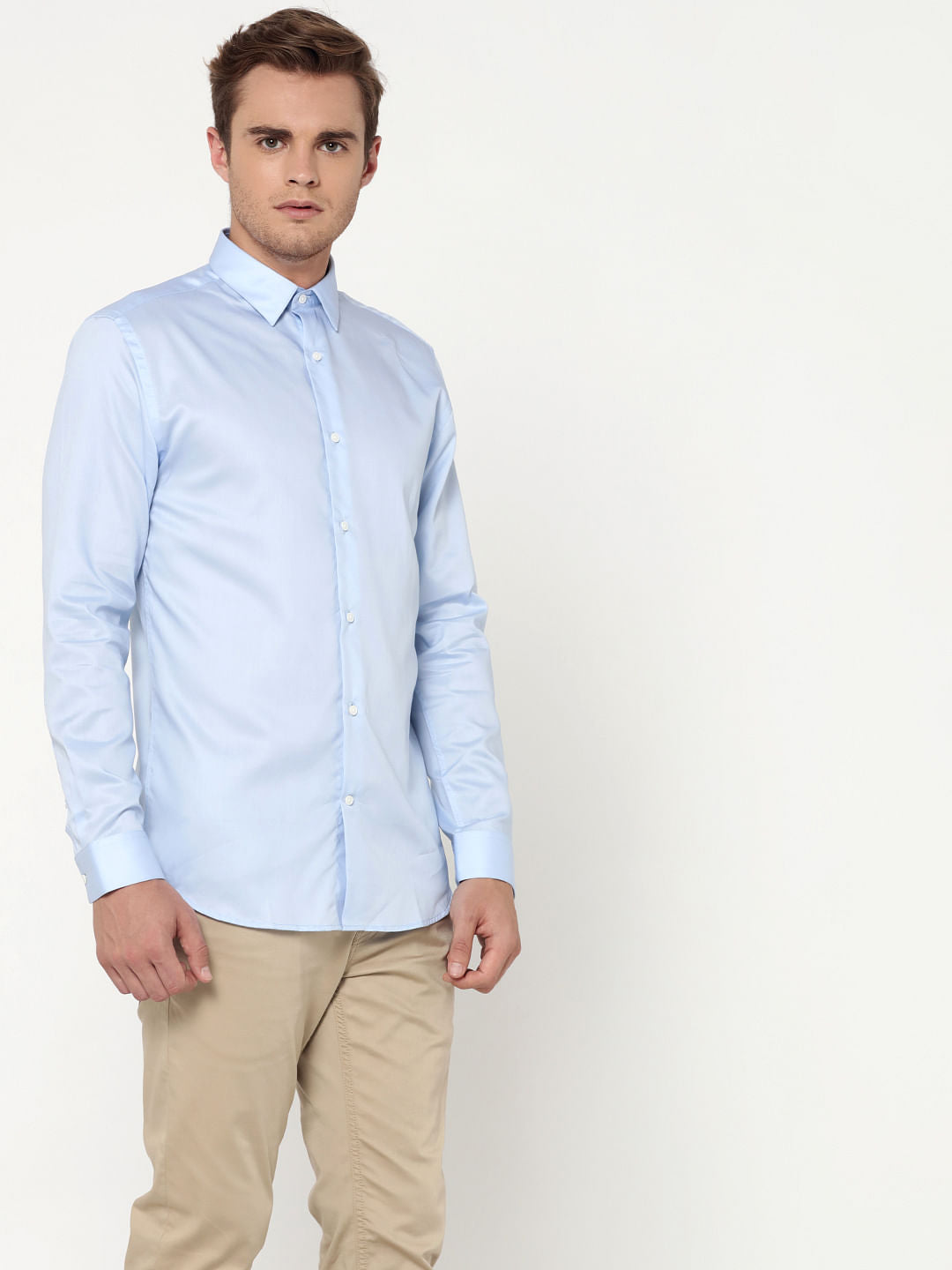 Light Blue Slim Fit Shirt