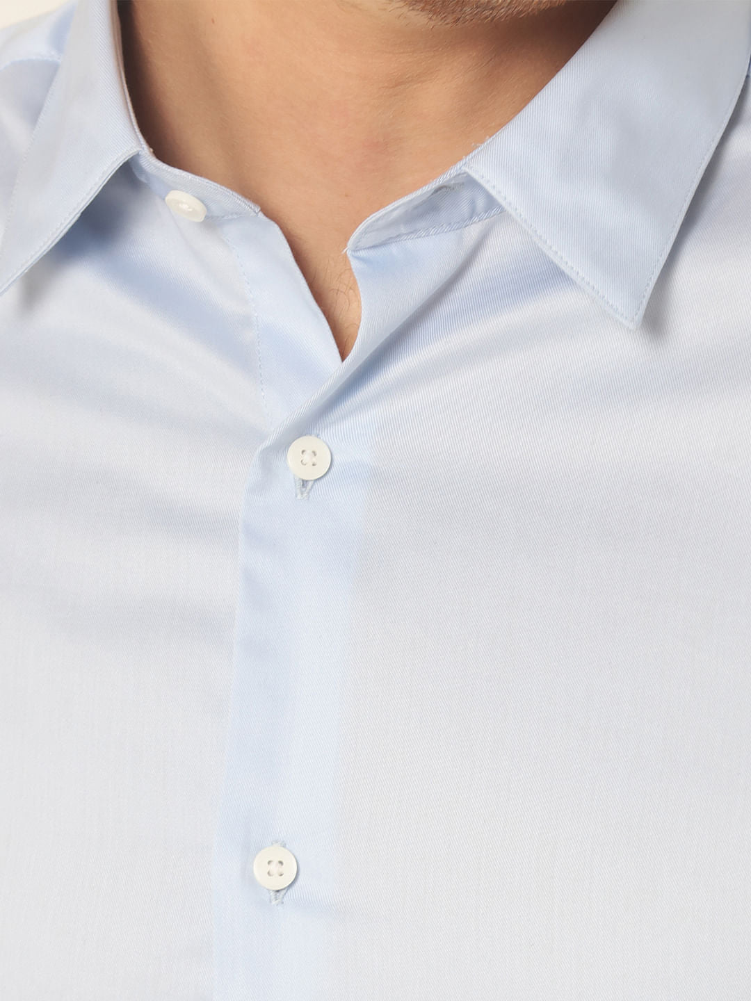 Light Blue Slim Fit Shirt