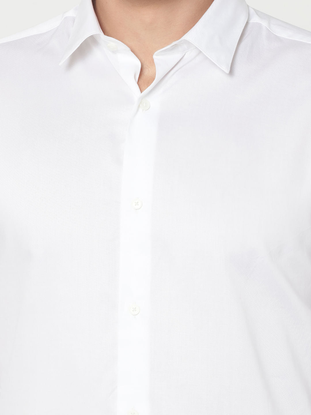 White Slim Fit Shirt