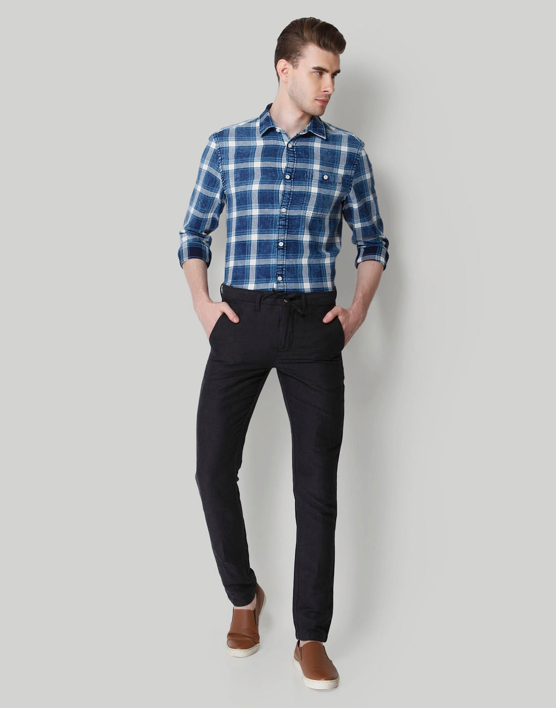 Blue Check Shirt