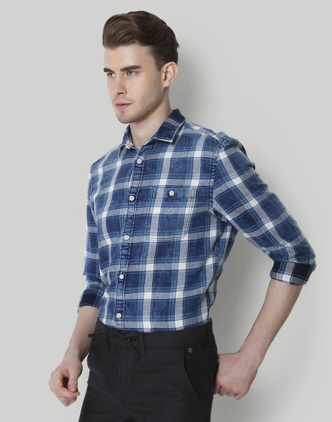 Blue Check Shirt
