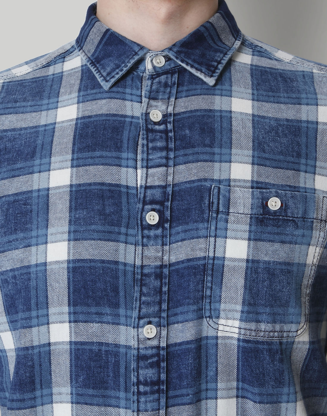 Blue Check Shirt