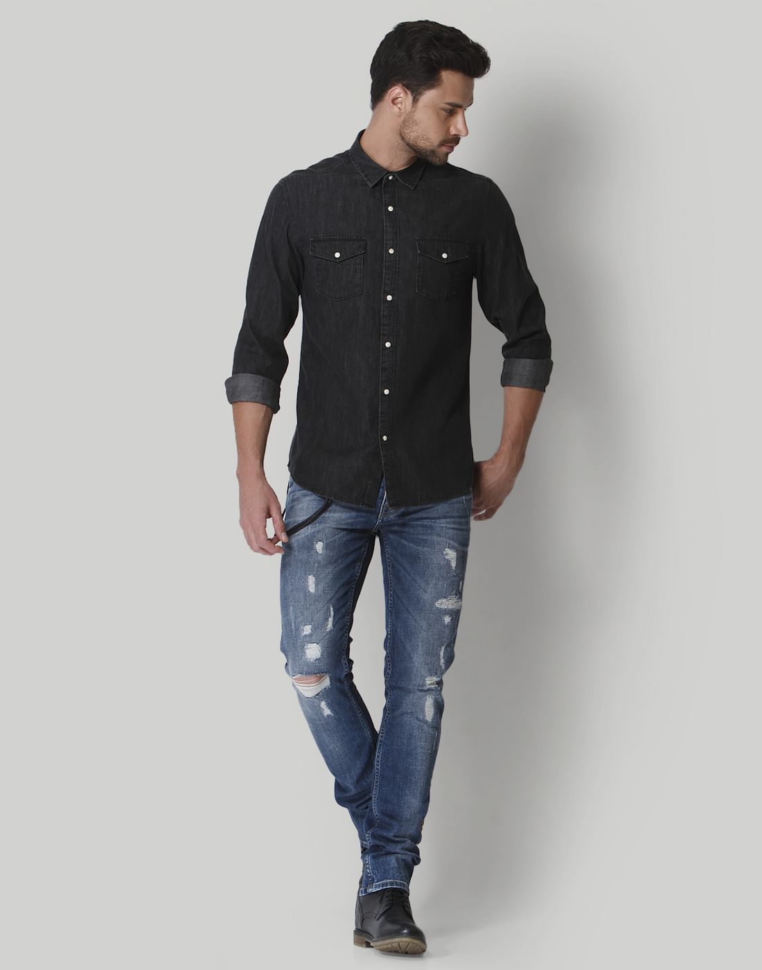 Light Blue Denim Shirt