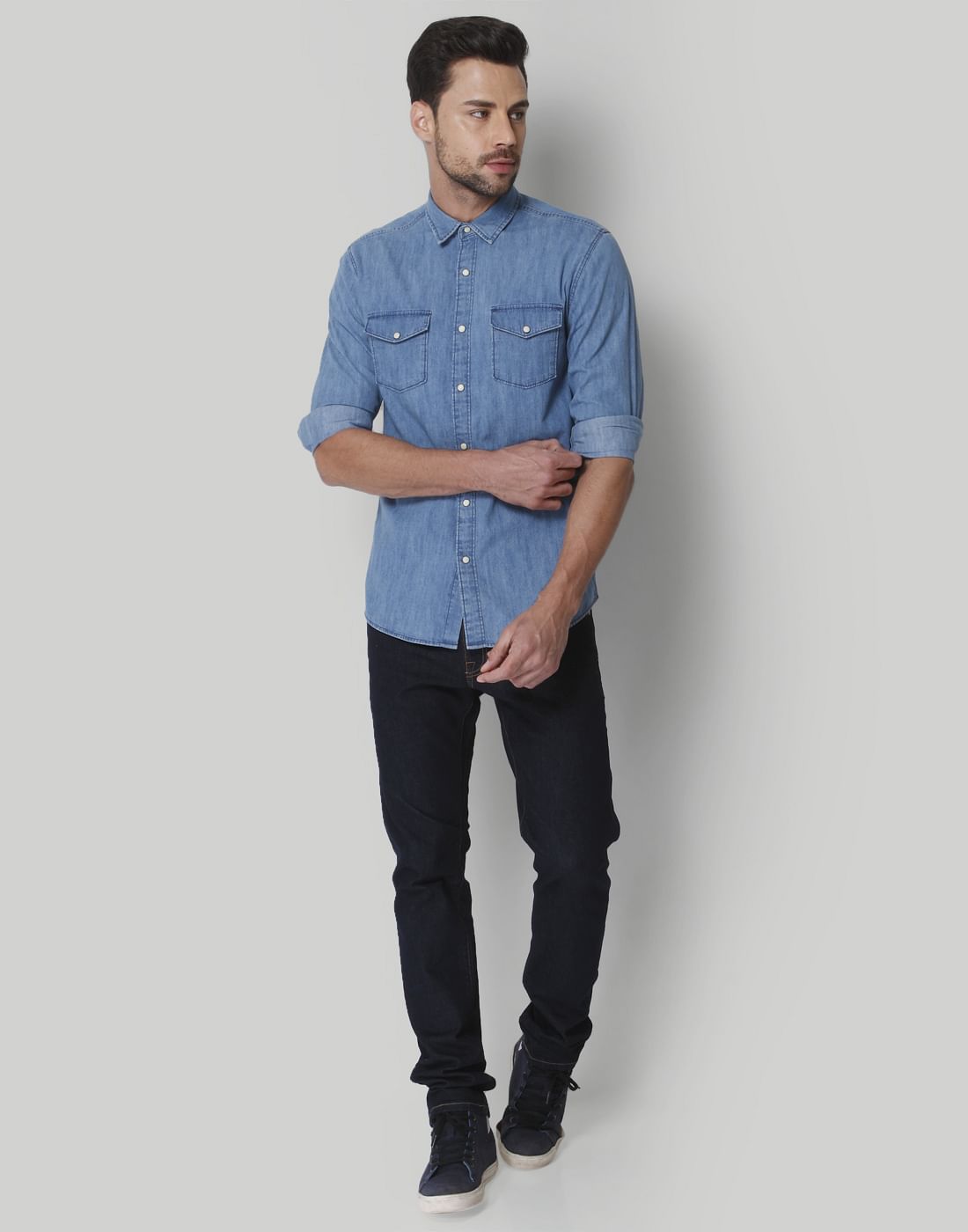 Light Blue Denim Shirt
