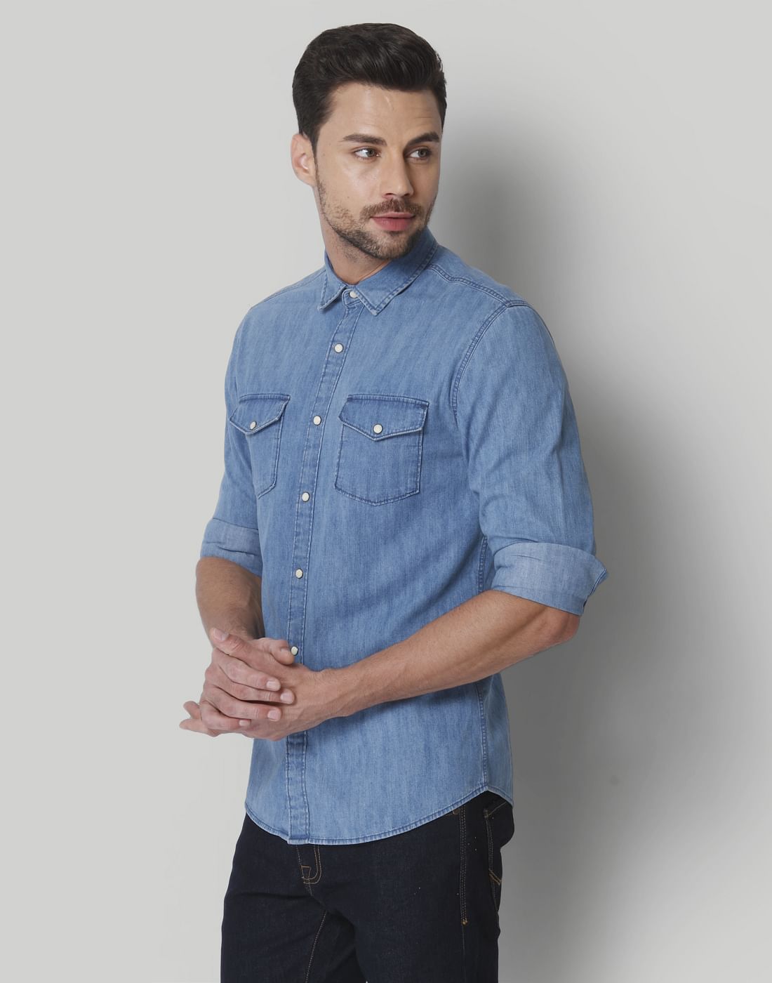 Light Blue Denim Shirt