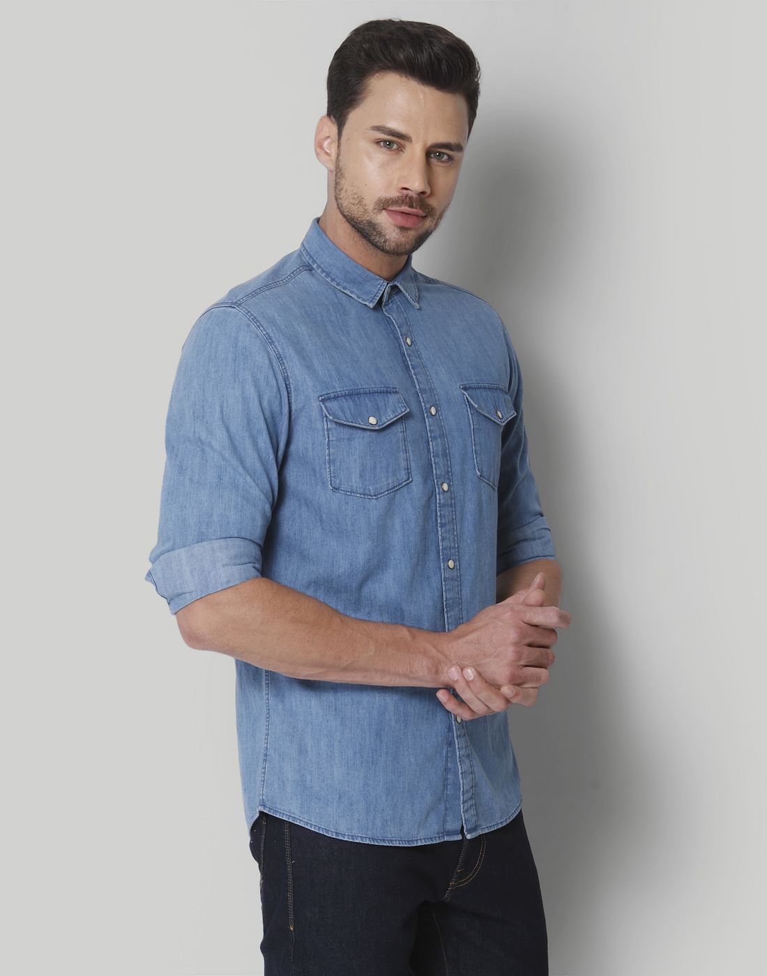 Light Blue Denim Shirt