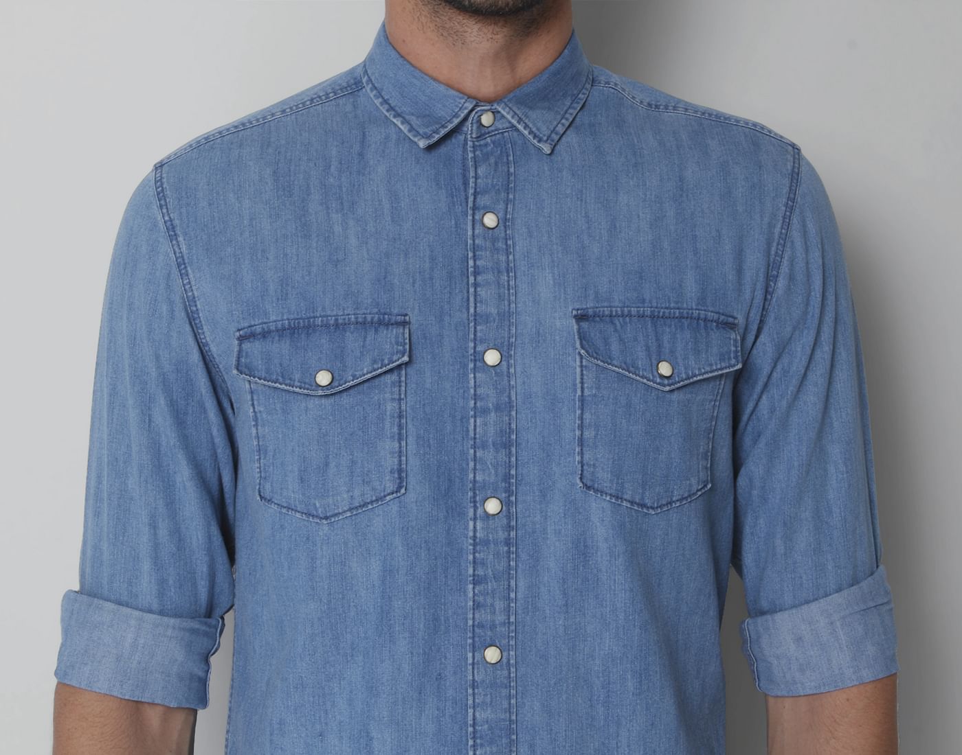 Light Blue Denim Shirt