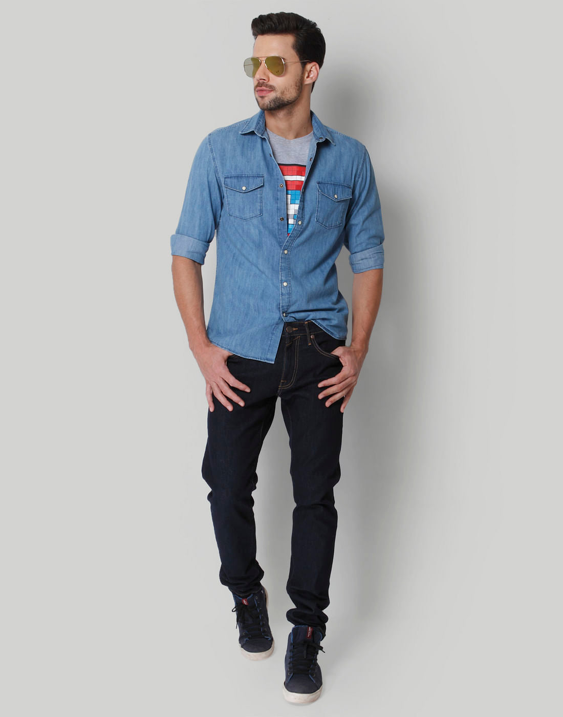 Light Blue Denim Shirt