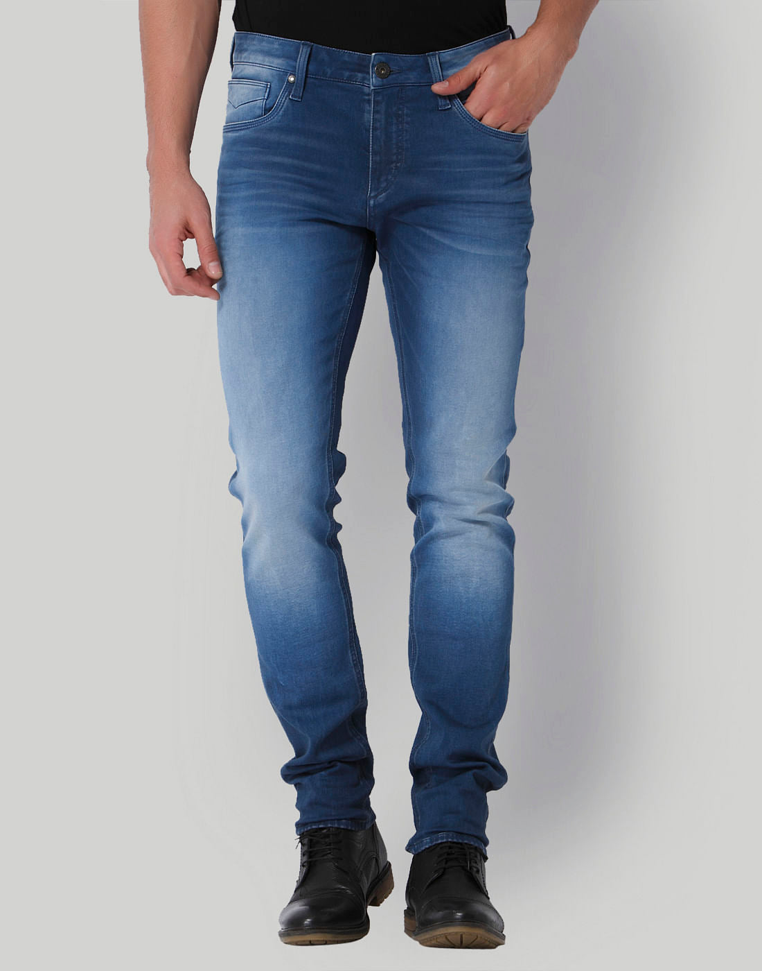 Blue Low Rise Slim Fit Jeans - 28/32