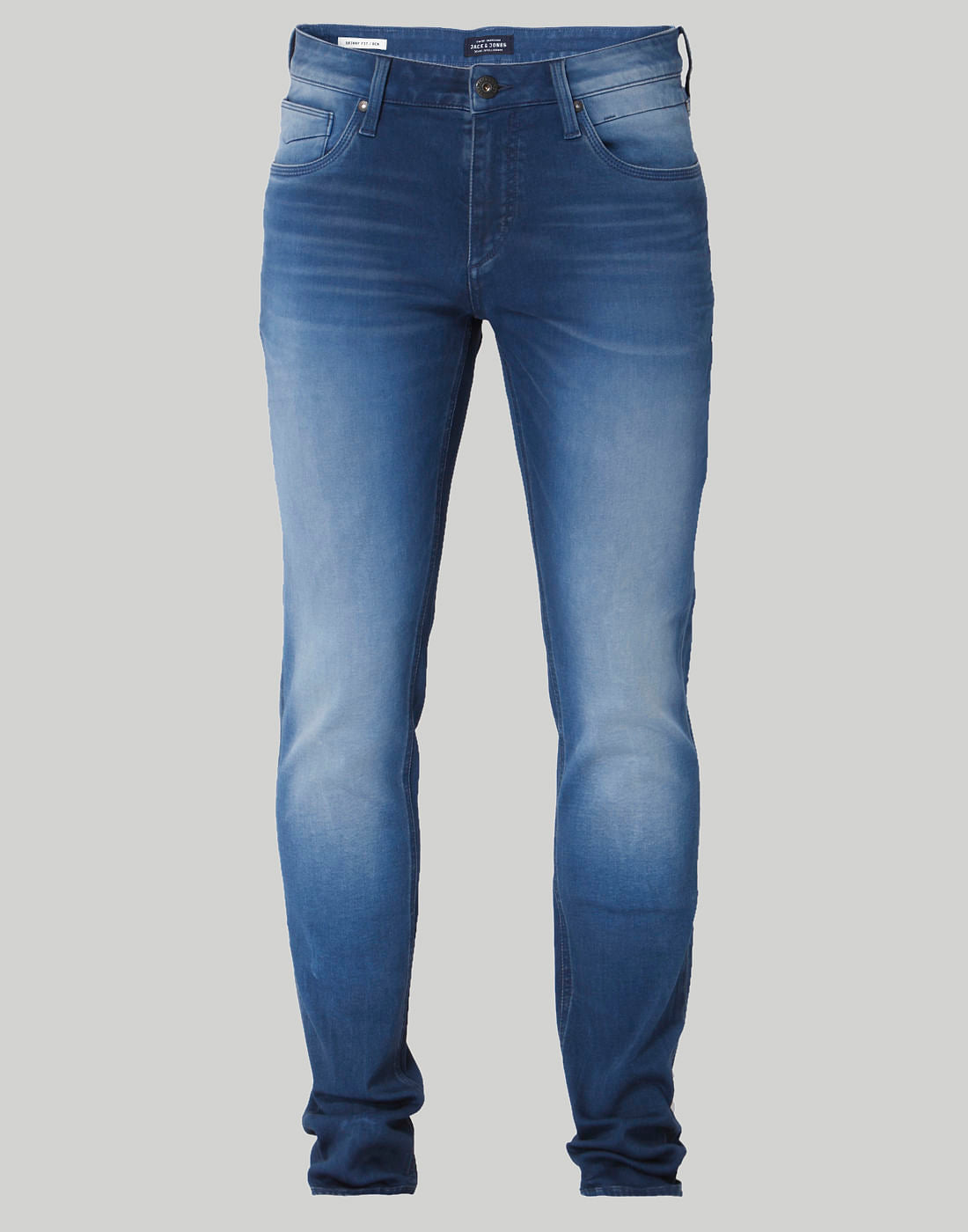 Blue Low Rise Slim Fit Jeans