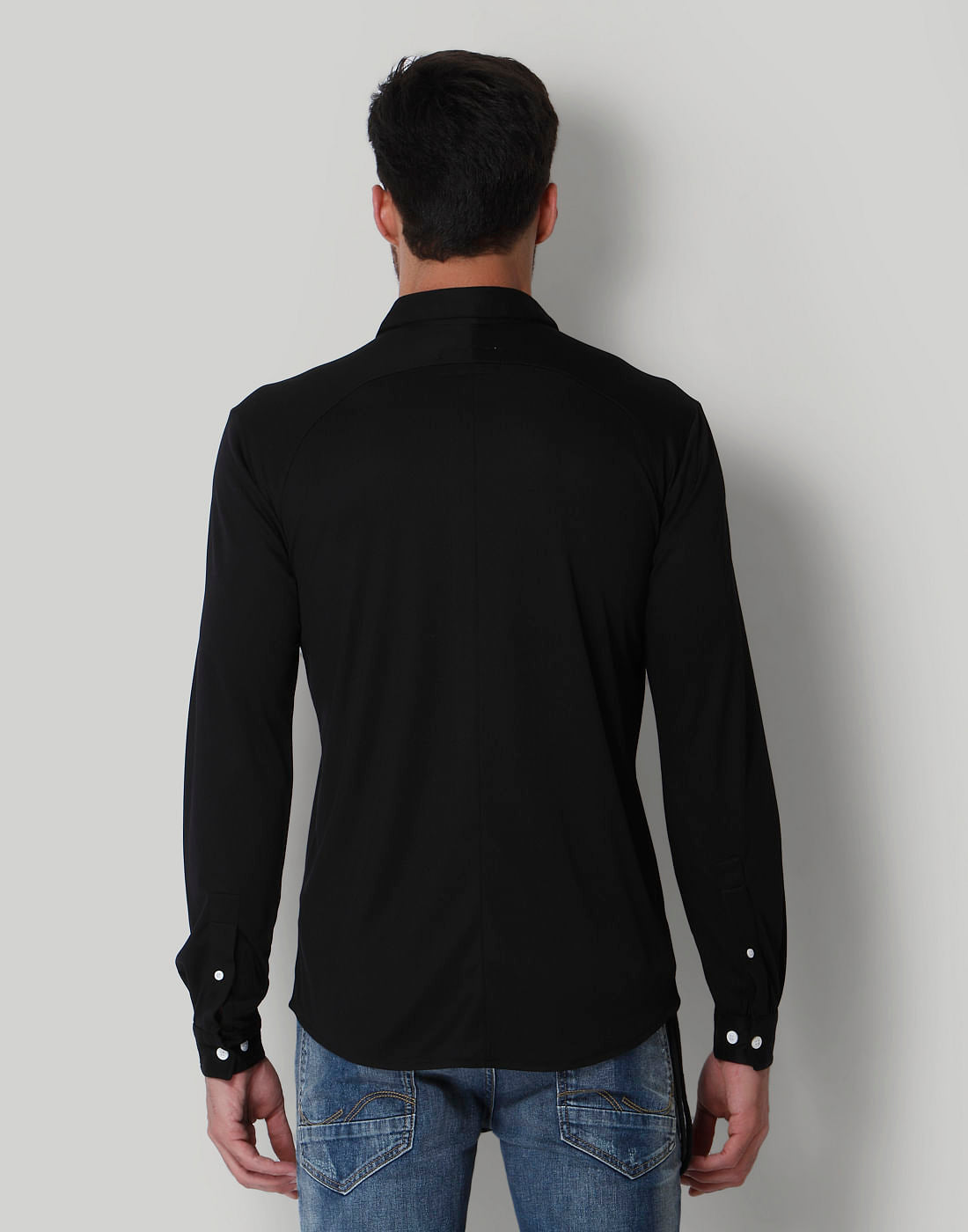 Black Solid Shirt