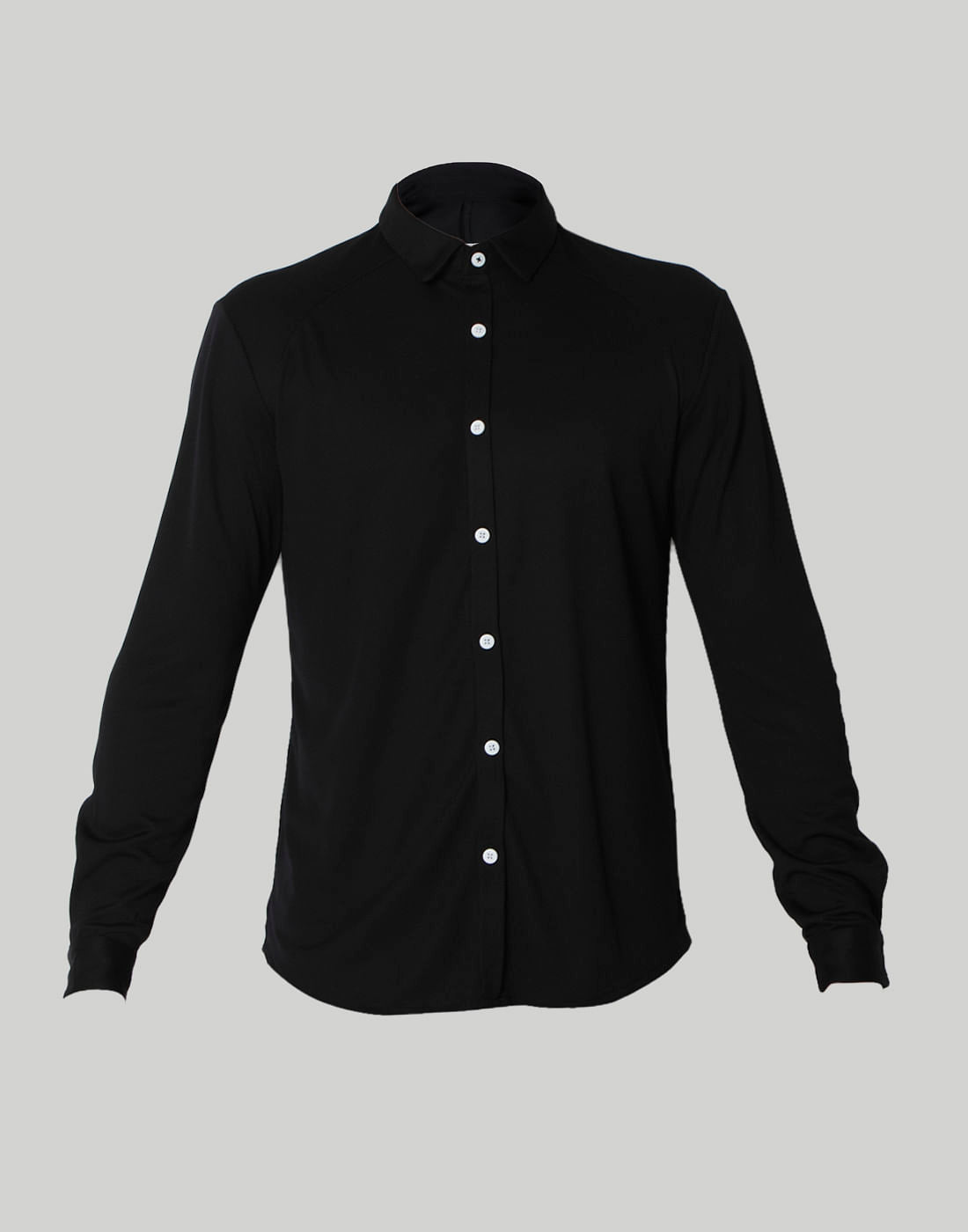 Black Solid Shirt