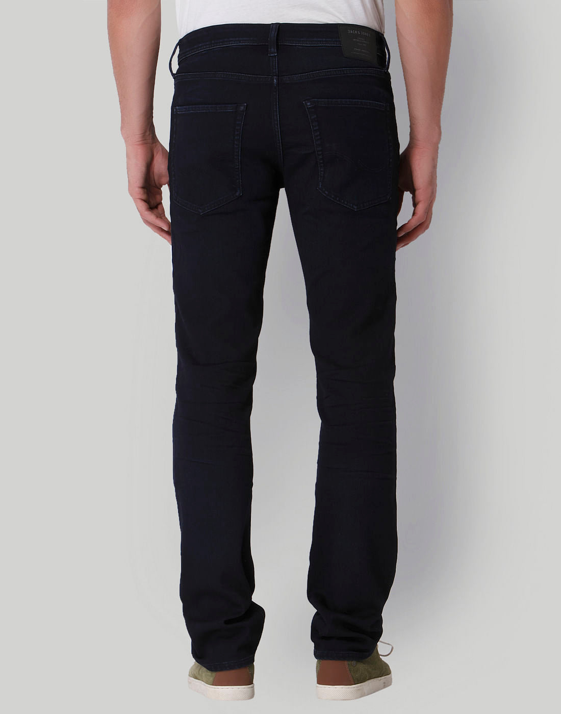 Dark Blue Low Rise Slim Fit Jeans
