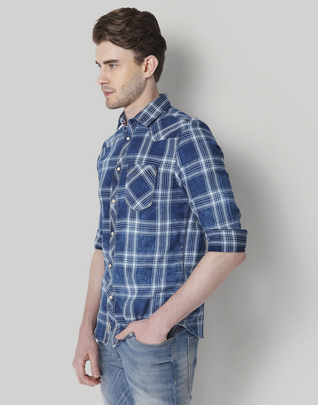 Blue Check Shirt