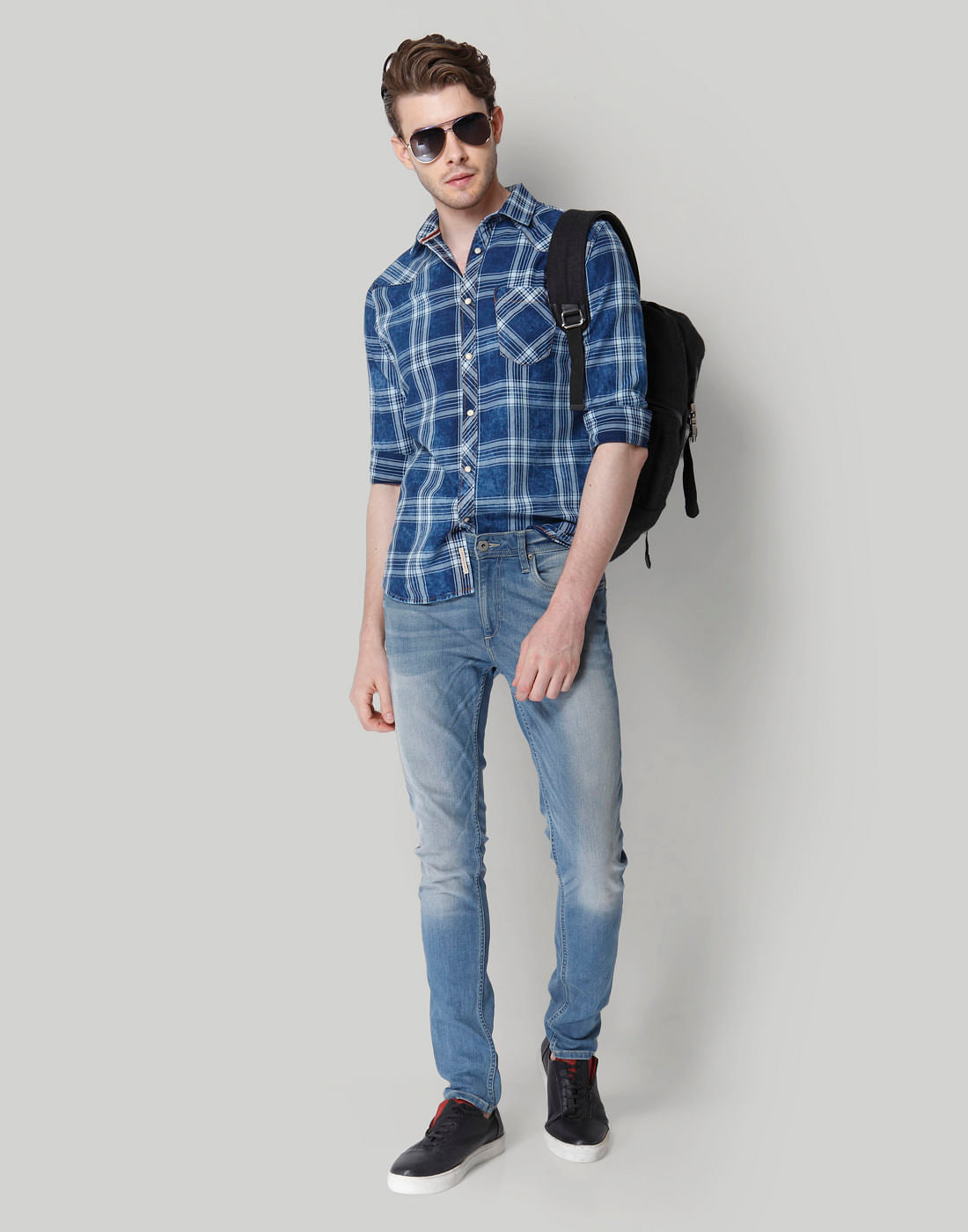 Blue Check Shirt
