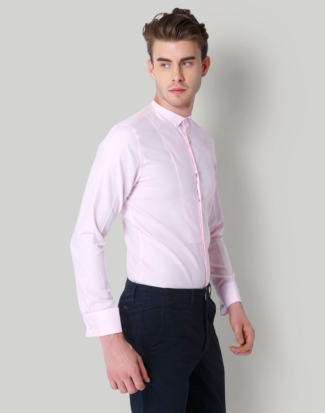 Pink Slim Fit Shirt