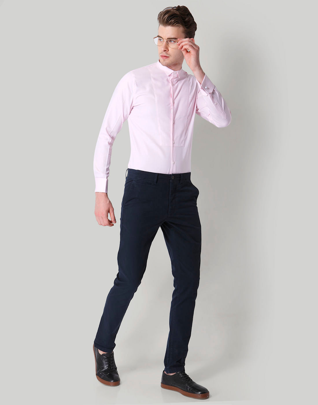 Pink Slim Fit Shirt