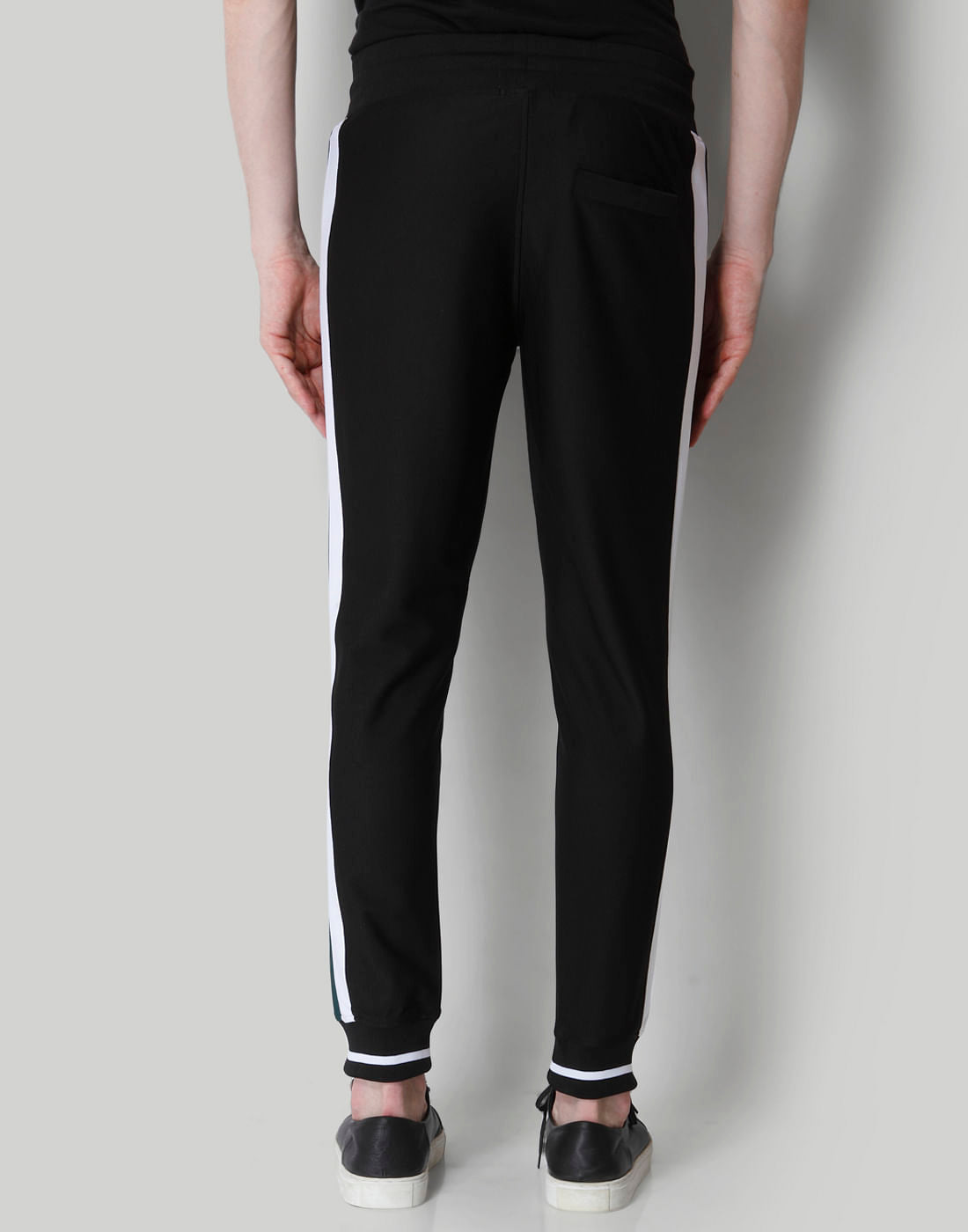 Black Tap Detail Sweatpants