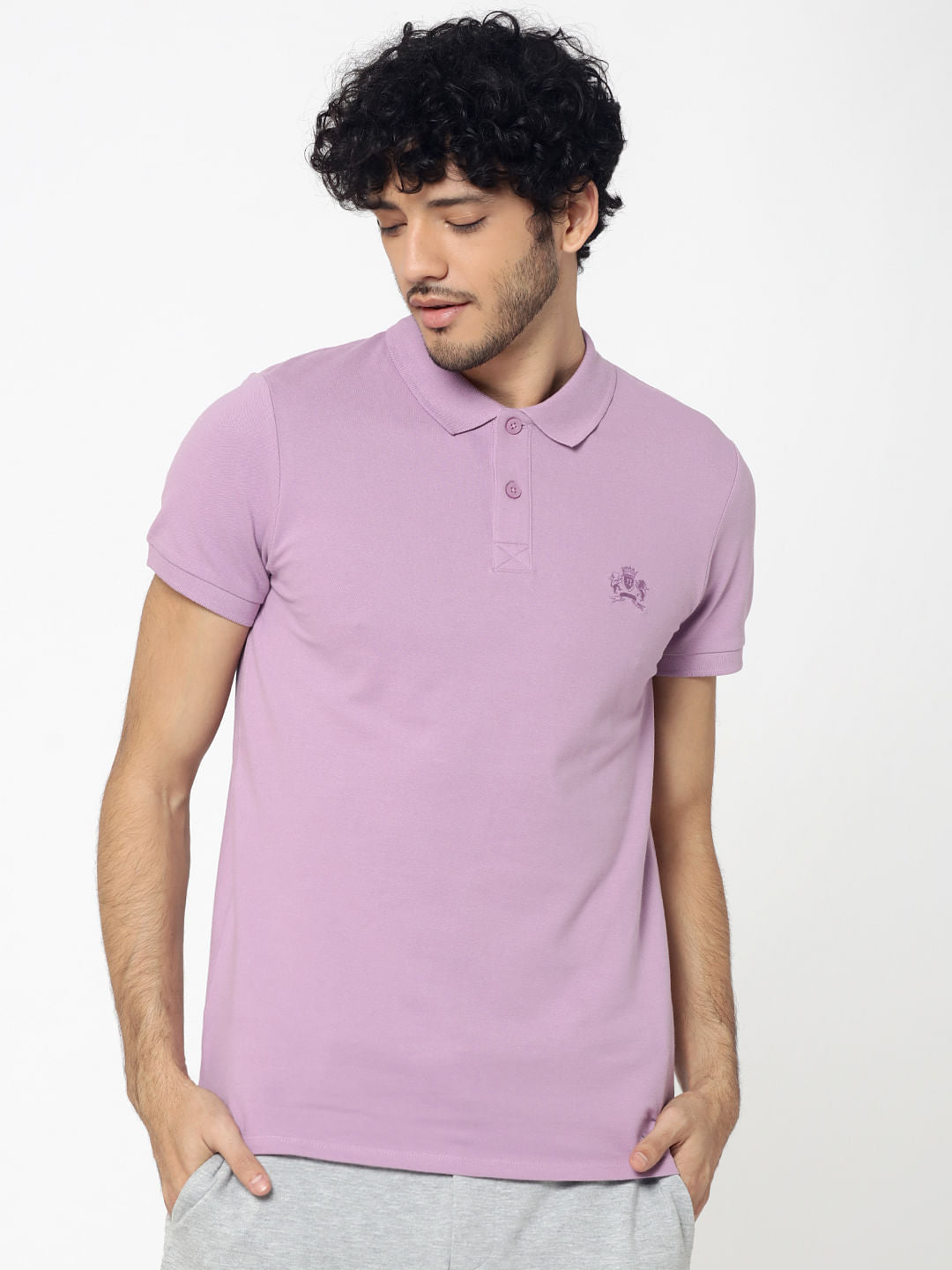 Light Purple Polo T-Shirt