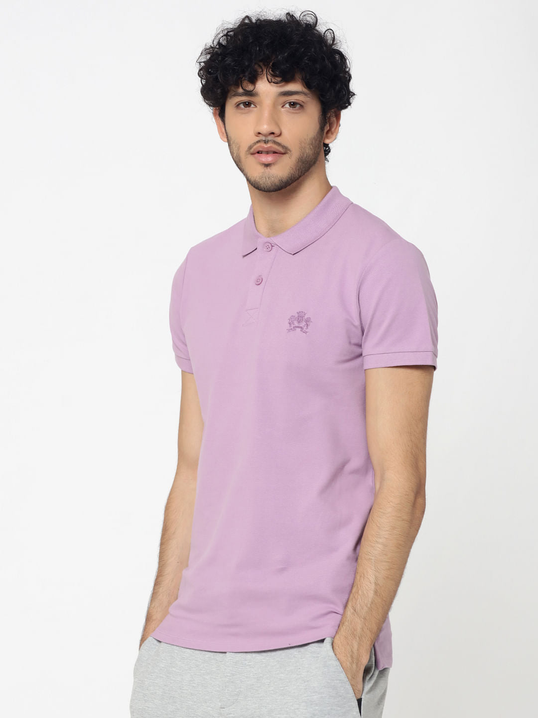 Light Purple Polo T-Shirt