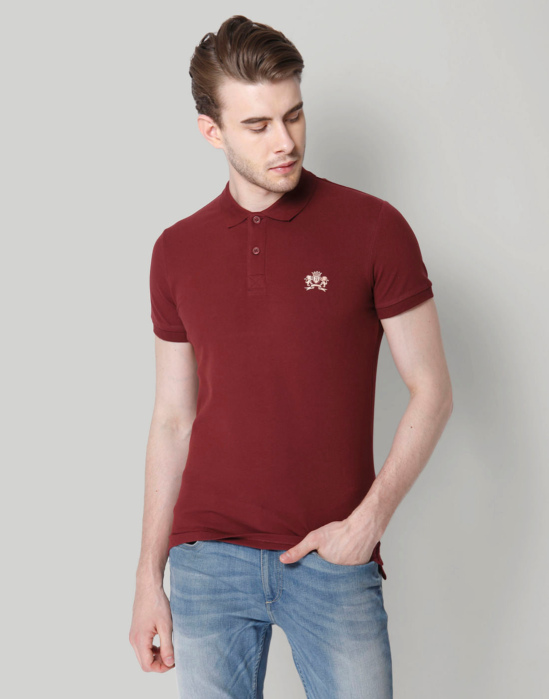 Red Polo T-Shirt - S