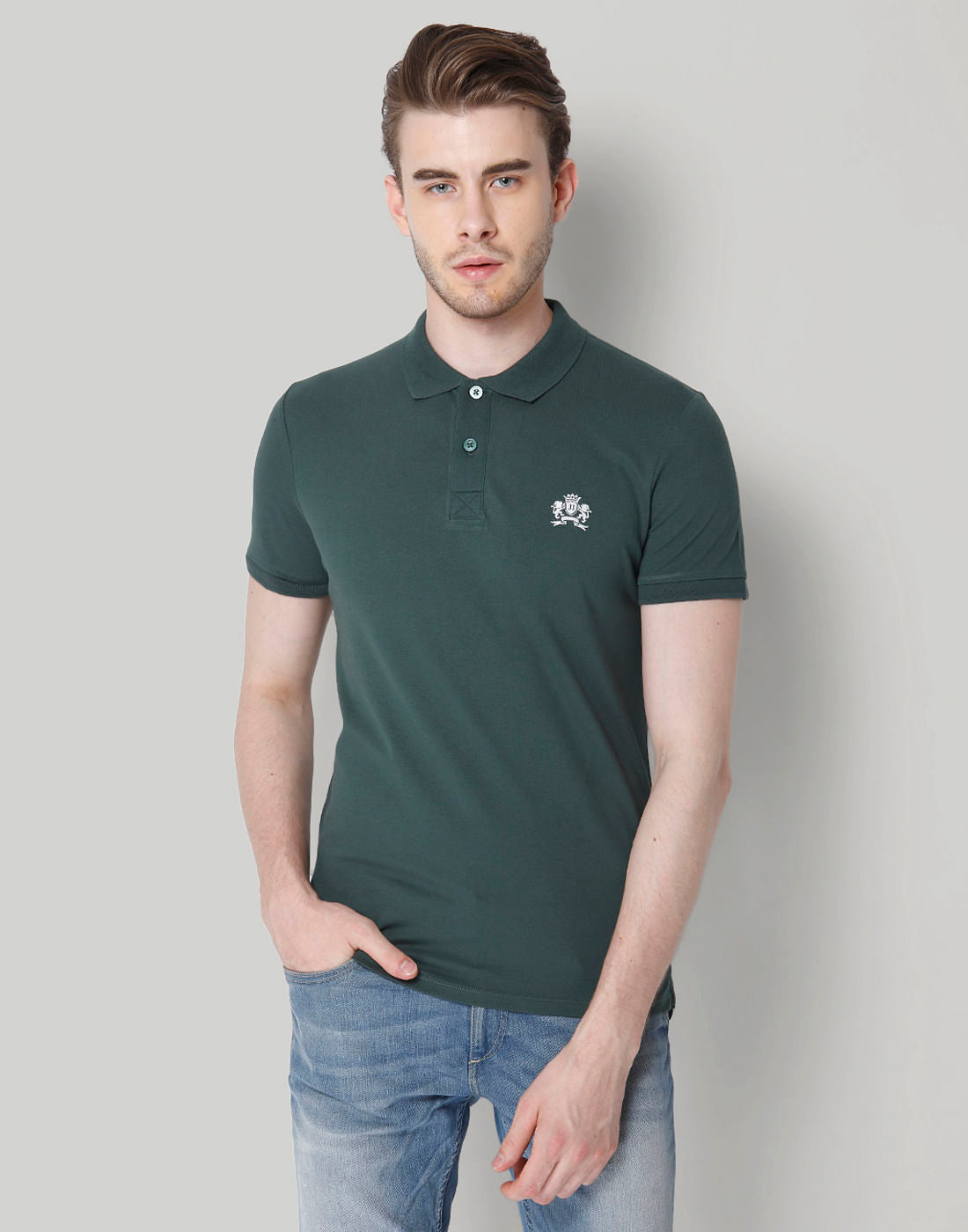 Green Polo T-Shirt - S