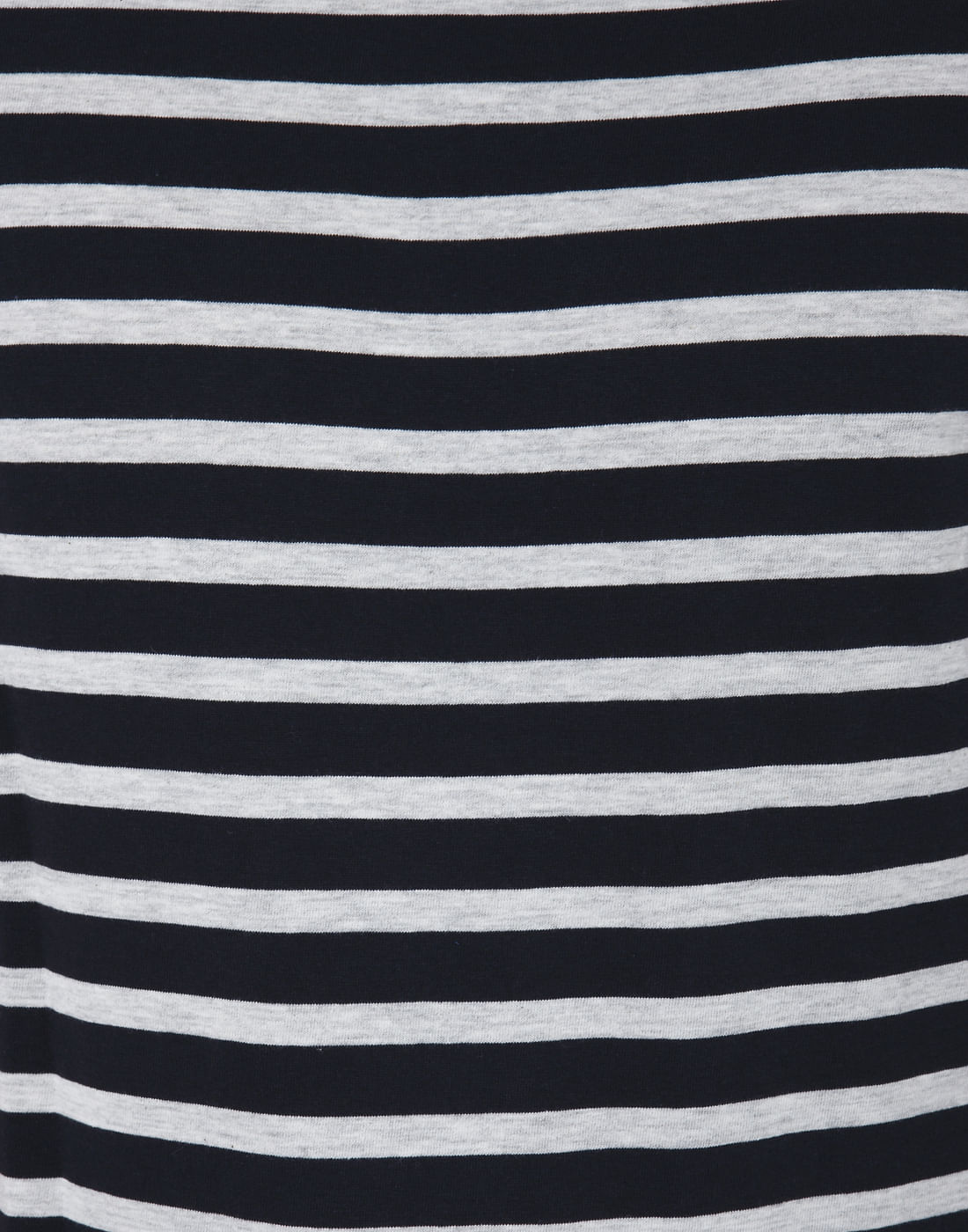 Black Striped Crew Neck T-Shirt