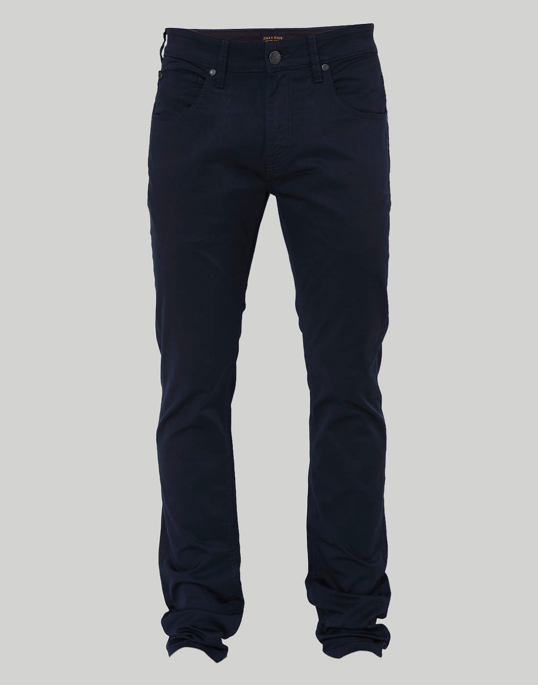 Black Low Rise Slim Fit Chinos