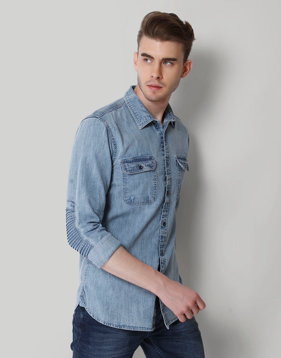 Blue Denim Shirt