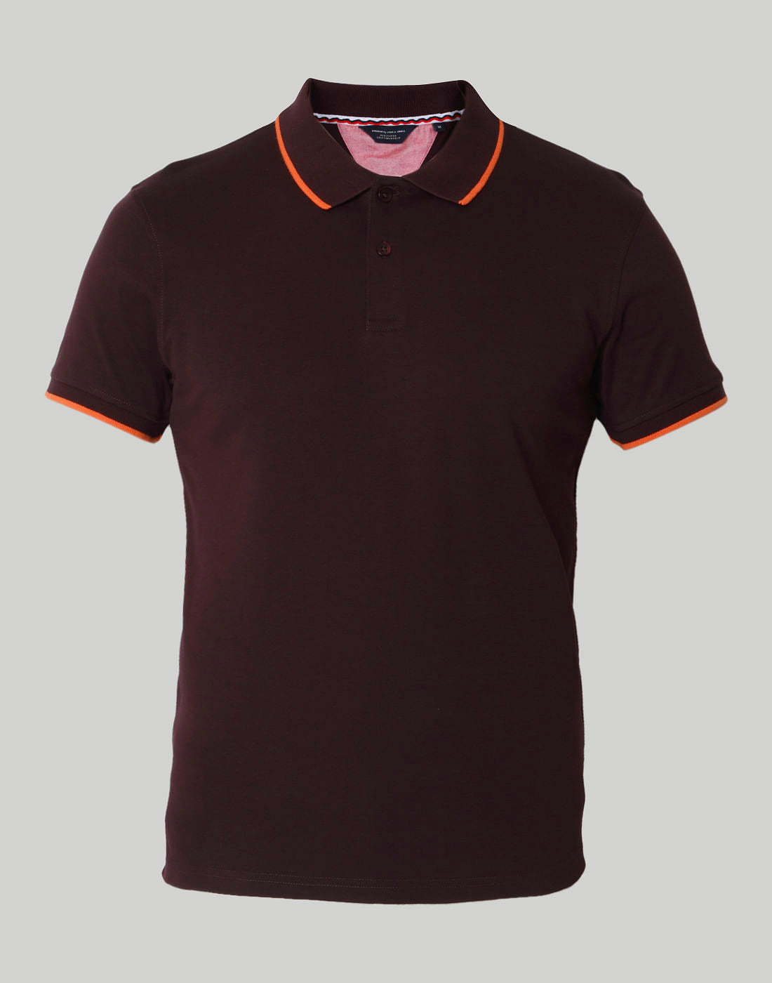 Brown & Orange Polo T-Shirt