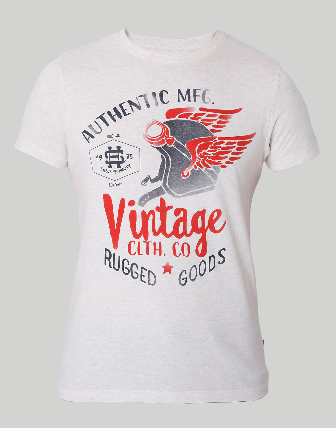Rose Graphic Print Crew Neck T-Shirt