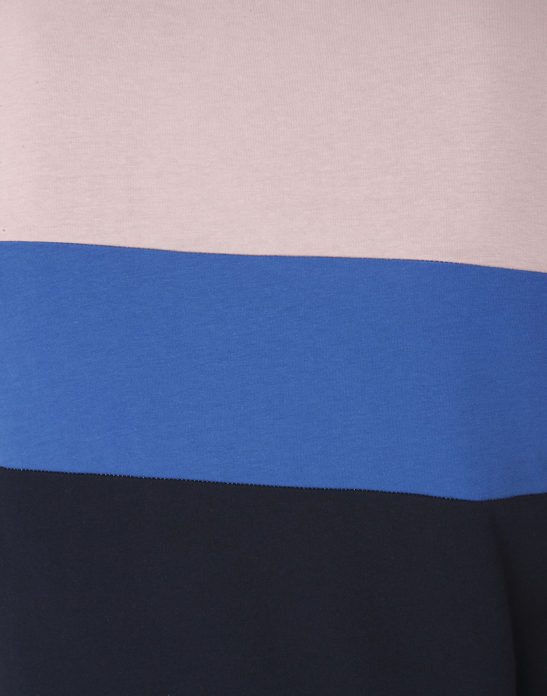 Rose Colour Blocked Crew Neck T-Shirt