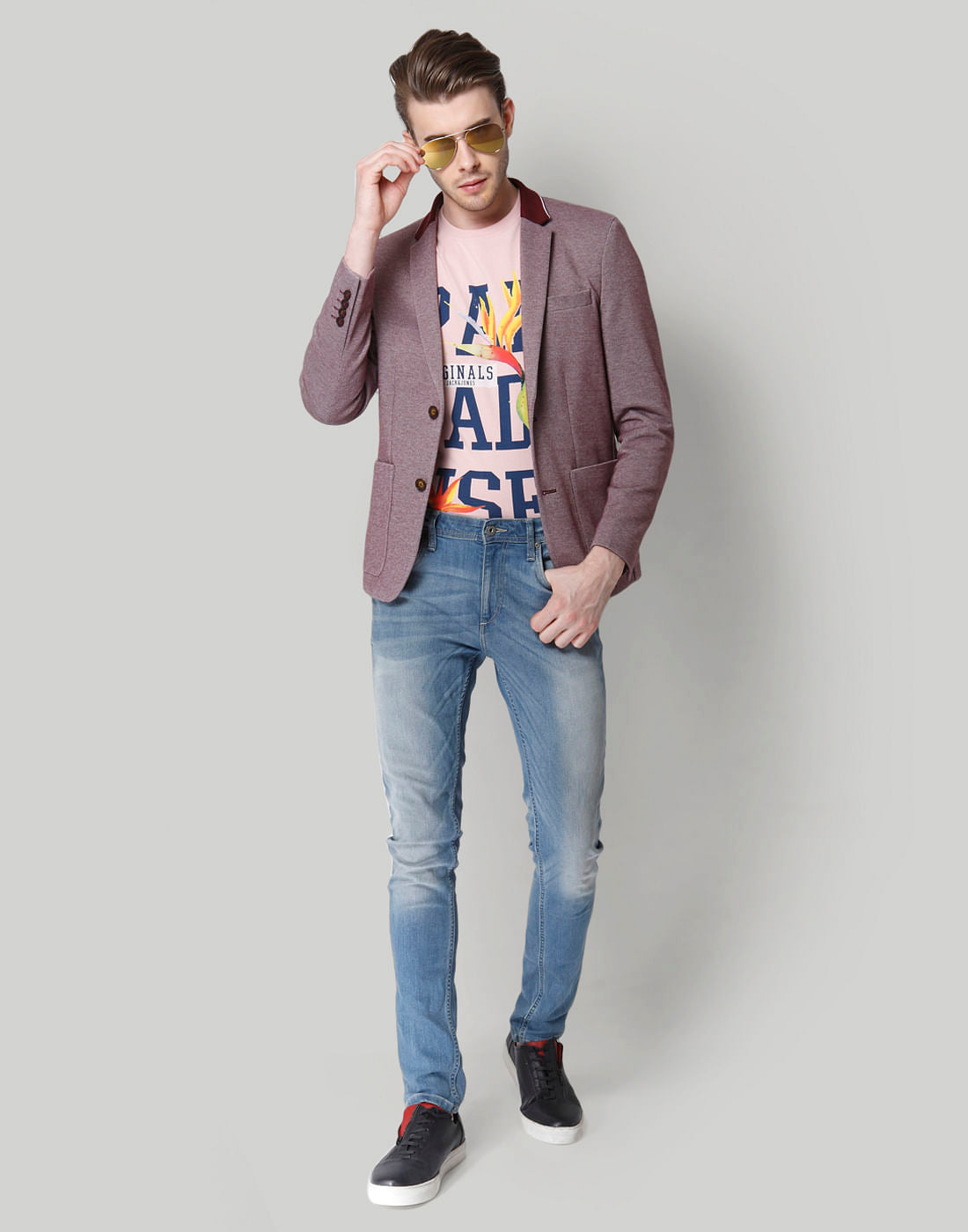 Rose Graphic Print Crew Neck T-Shirt