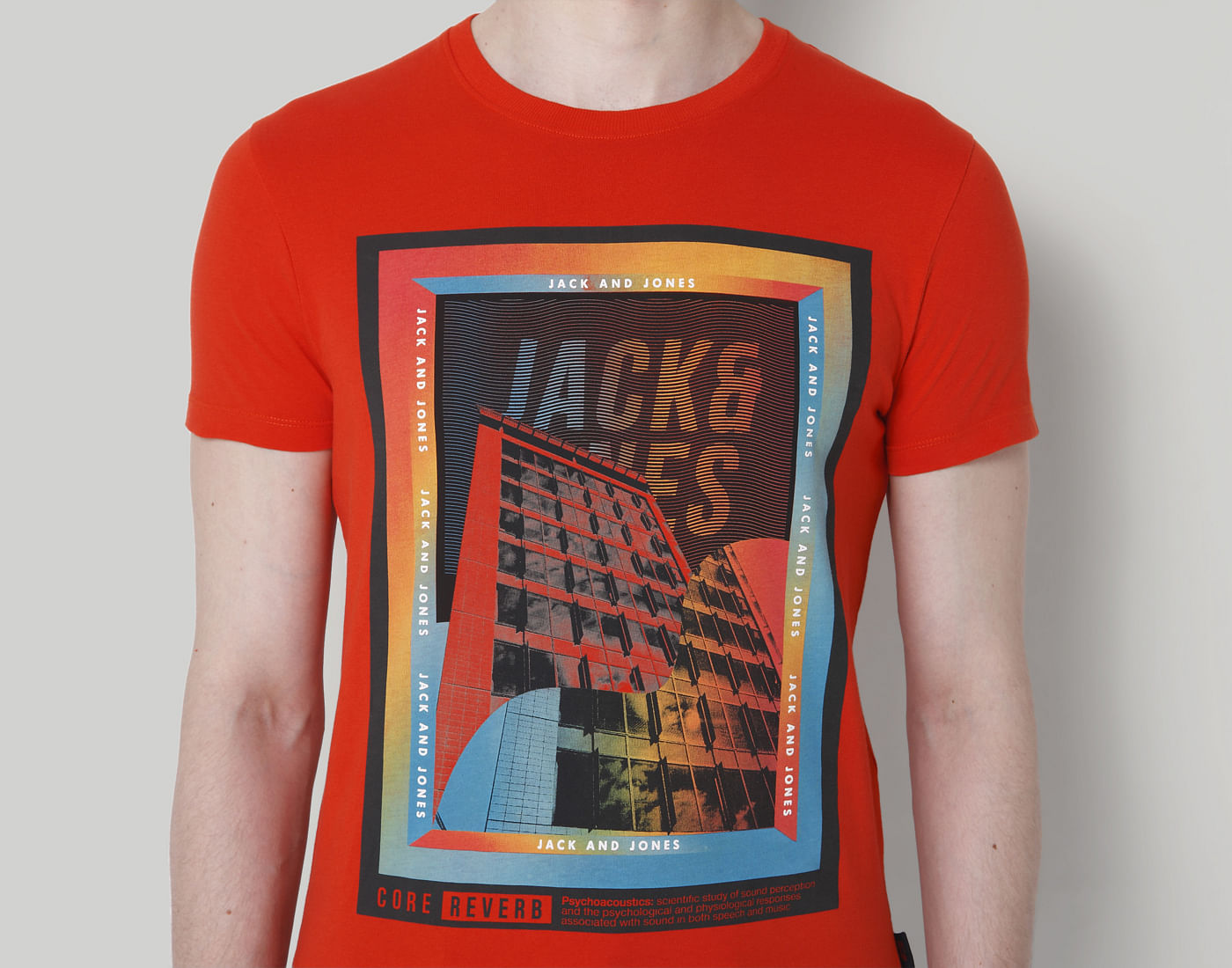 Red Graphic Print Crew Neck T-Shirt