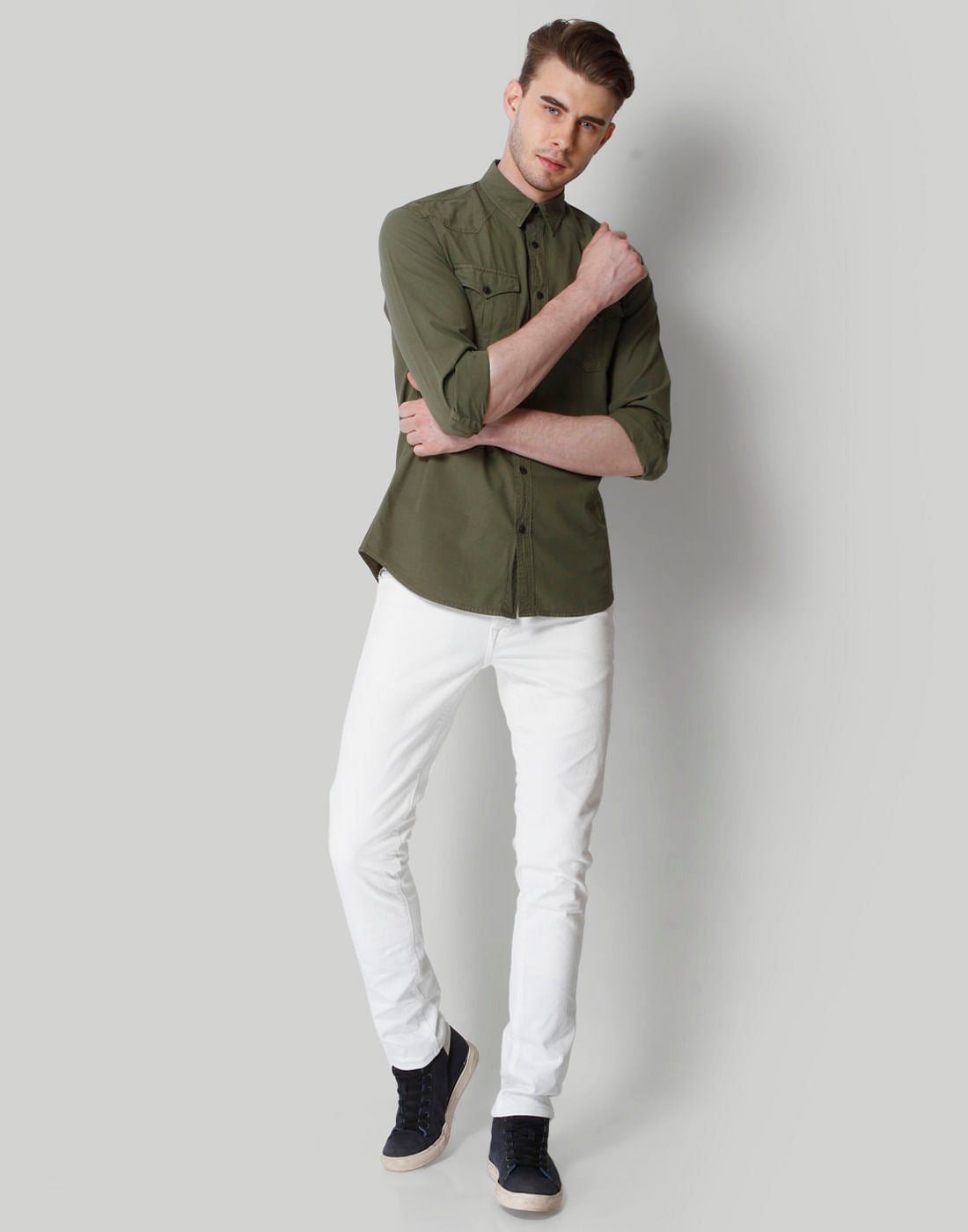 Olive Green Shirt