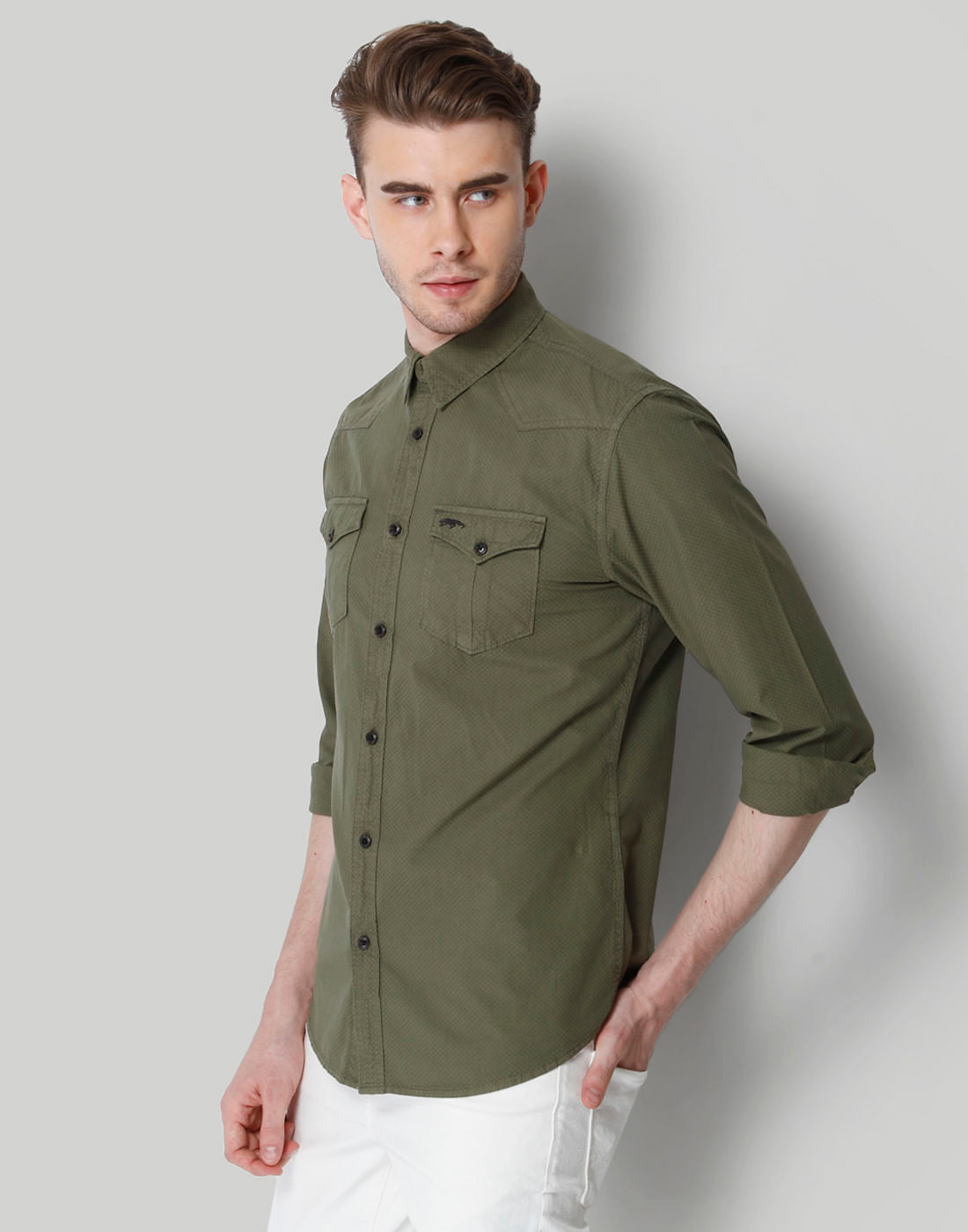 Olive Green Shirt