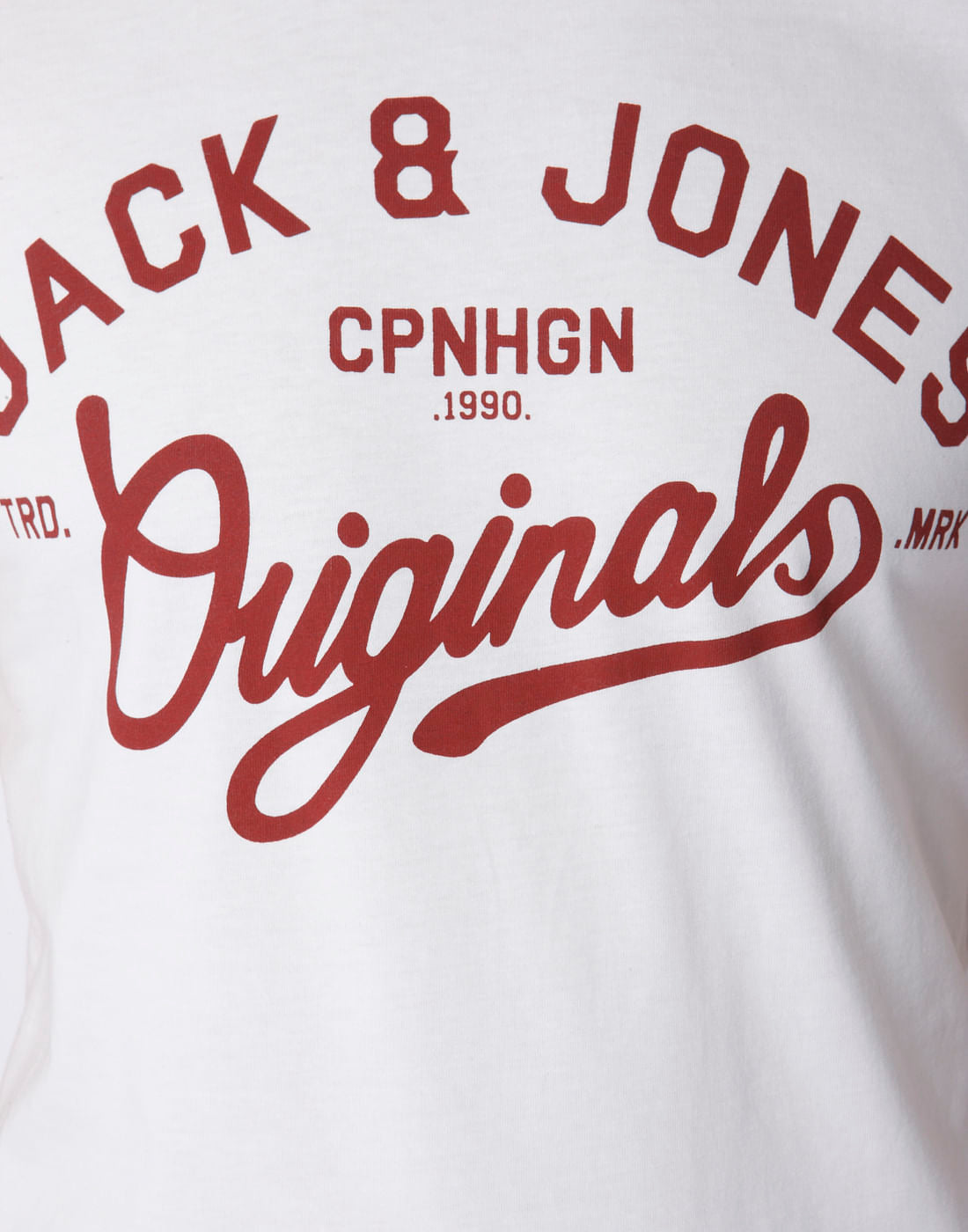 White Originals Print Crew Neck T-Shirt