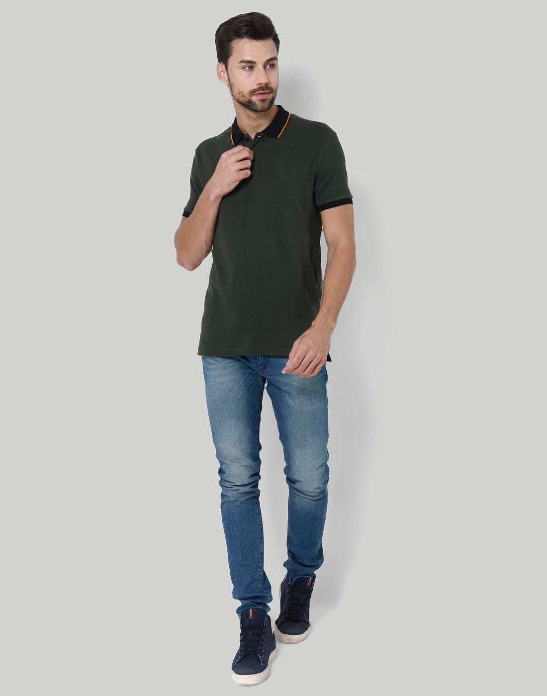 Olive Green Polo T-Shirt