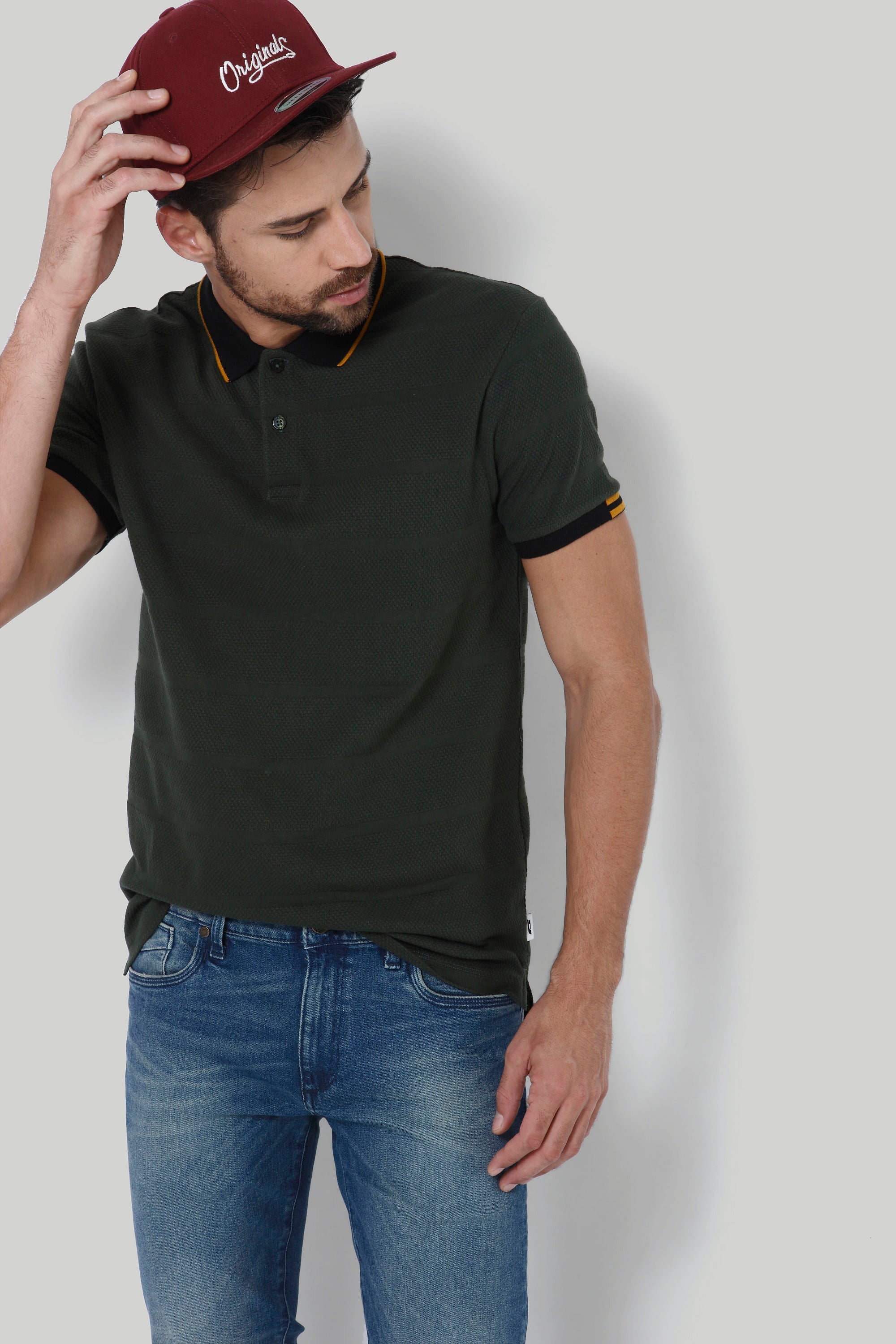 Olive Green Polo T-Shirt
