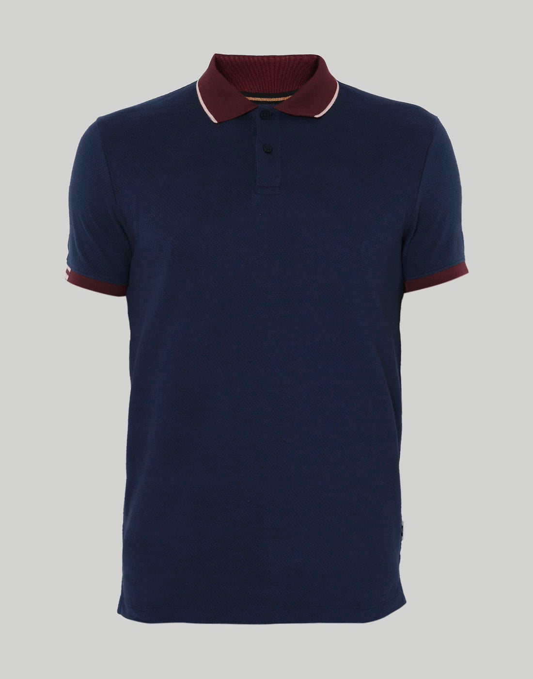 Dark Blue & Brown Polo T-Shirt