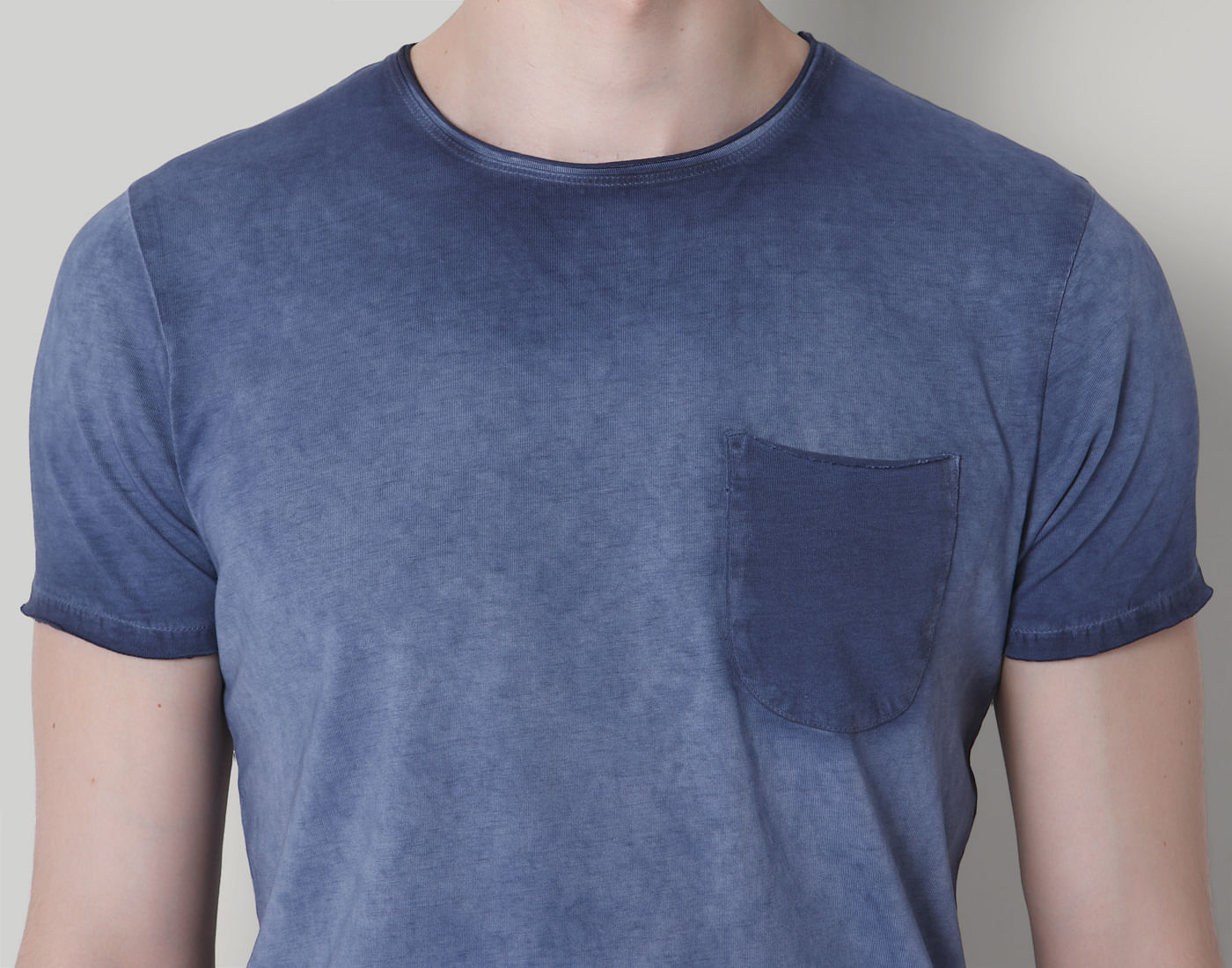 Blue Crew Neck T-Shirt