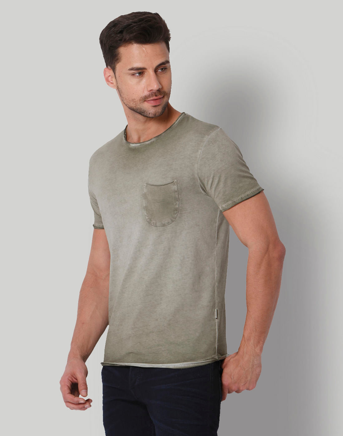 Green Crew Neck T-Shirt