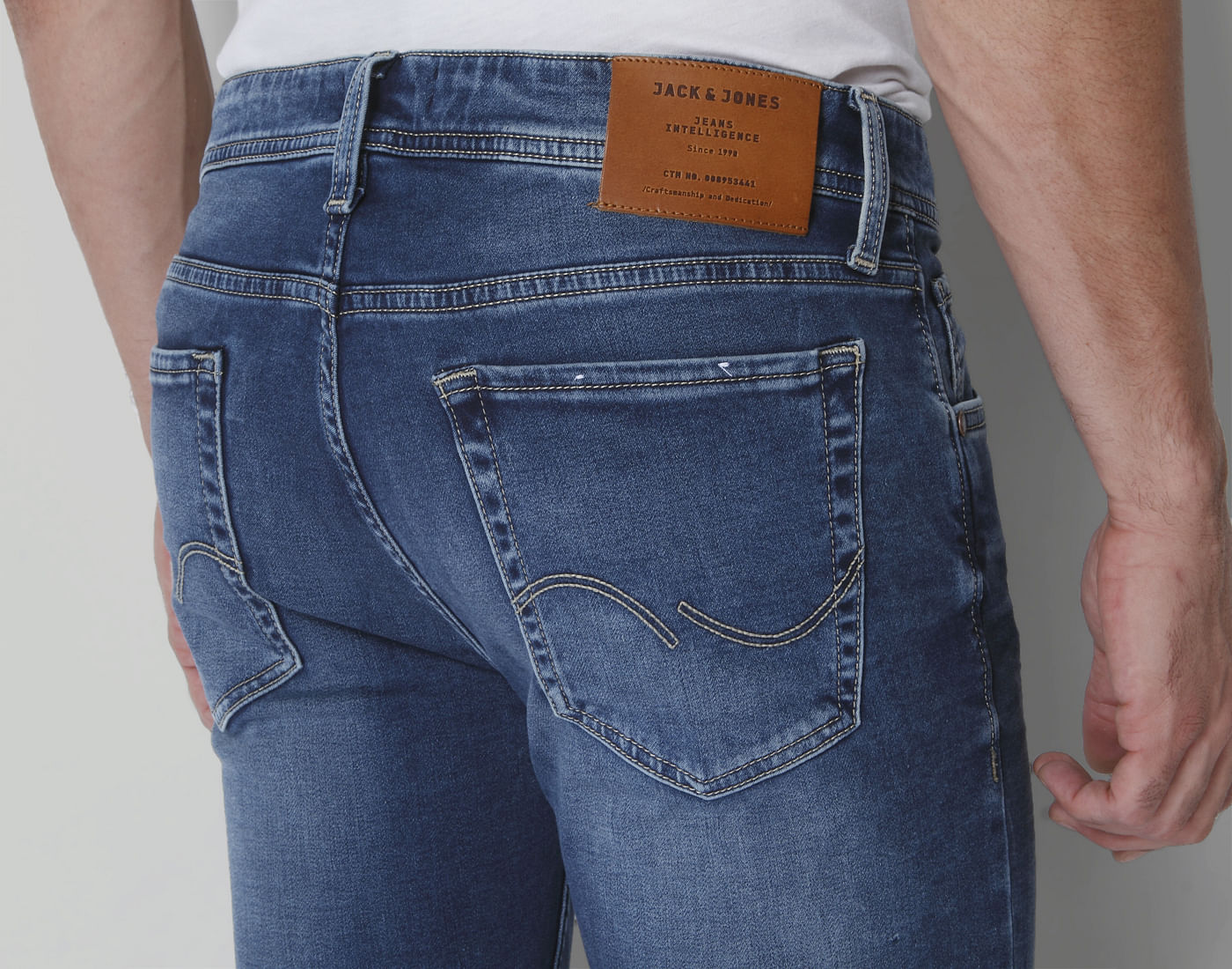 Blue Low Rise Skinny Fit Jeans